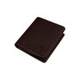 Zoozie Bags Cartera Dallas para Hombre, Piel Auténtica, Color Marrón, 10.5 x 9.5 x 2 cm